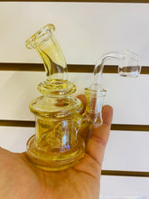 Load image into Gallery viewer, 5&quot; Fumed Mini Dab Rig
