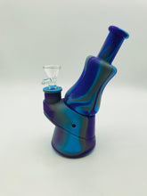 Load image into Gallery viewer, 7&quot; Microscope Silicone Tie-dye Mini Bong
