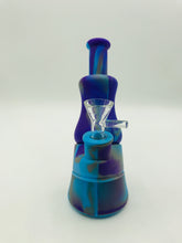 Load image into Gallery viewer, 7&quot; Microscope Silicone Tie-dye Mini Bong
