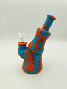 7" Microscope Silicone Tie-dye Mini Bong