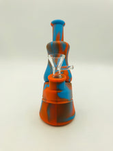 Load image into Gallery viewer, 7&quot; Microscope Silicone Tie-dye Mini Bong
