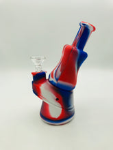 Load image into Gallery viewer, 7&quot; Microscope Silicone Tie-dye Mini Bong
